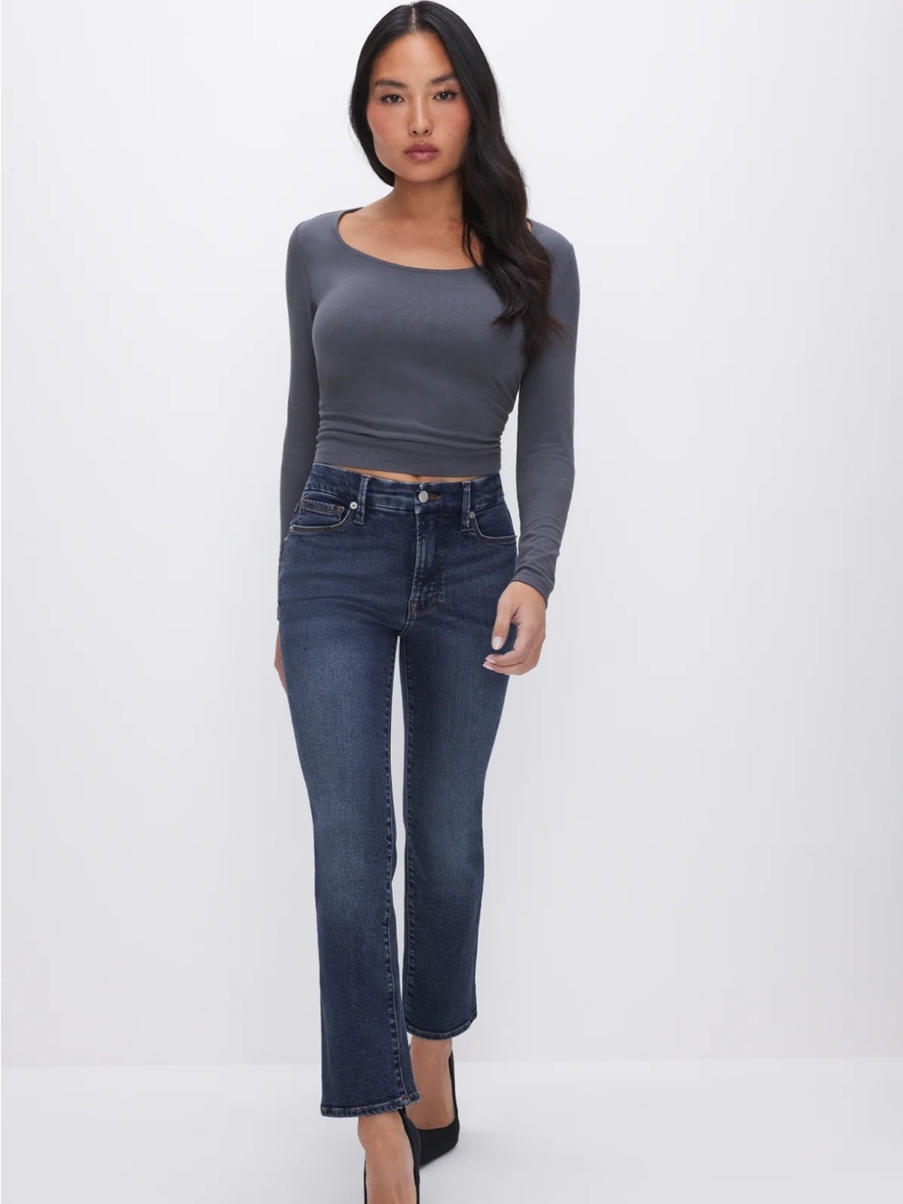 Good Petite Straight Jeans